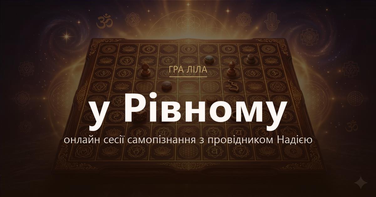 Гра Ліла у Рівне — онлайн сесії самопізнання